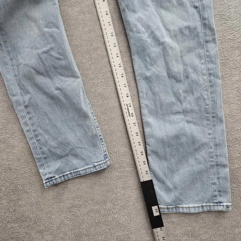 Levi's 519 Men Jeans 34X32 Light Blue Denim Slim Fit 30